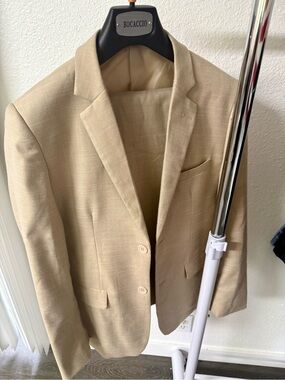 Boys 16R Beige Suit